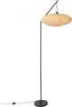 Qazqa Orientalisch Stehleuchte, Stehlampe - Ostrava - Naturel, max. 25W, Geeignet für LED, 180cm, Ideal als Flur, Küche lampe, Wohnzimmerlampe und Schlafzimmerlampe