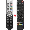 Fernbedienung passend für OKI V22EPHTUVI | V24E-DVDLED | V24EDVDLED
