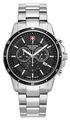 swiss alpine military Herren Uhr Chronograph Analog Quarz 7089.9137SAM Edelstahl