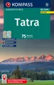 KOMPASS Wanderführer Niedere und Hohe Tatra, 75 Touren mit E ... 9783991543213