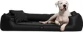 tierlando® Orthopädisches Hundebett GOOFY Kunstleder >>inkl. Matratzenschoner
