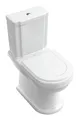 Villeroy & Boch Hommage Spülkasten 380 x 195 mm - Pure Black/Verchromt mit CeramicPlus - 772111R7