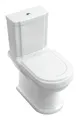 Villeroy & Boch Spülkasten Hommage, 380 x 195 mm - Pure Black/Verchromt mit CeramicPlus
