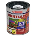 Wilckens Buntlack 2in1 750ml Anthrazit Hochglanz Metalllack Holzlack Lackfarbe