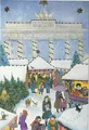 Weihnachtskarten Set 5 Karten Berlin Weihnachten Grußkarten Goldprägung Kunstkar