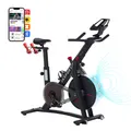JASPORT Smart Indoor Speedbike S3, leiser Heimtrainer mit Magnetbremssystem, kompatibel mit Kinomap & Zwift, App mit Trainingskursen