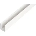 Alberts U - Profil, Weiss, Kunststoff, PVC-U, Länge 2 m, 20 x 21 x 1 mm