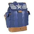 Cerdá Unisex-Kinder Mochila Casual Viaje Capitan Avengers Captain America Lässiger Reiserucksack, Mehrfarbig, 27.0 x 42.0 x 14.0 cm, CRD-2100002863