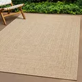 Outdoorteppich THE CARPET "Kansas", beige (natur), B:60cm H:10mm L:180cm