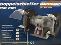 Brüder Mannesmann Doppelschleifer, 150 mm M 1225-150
