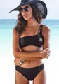 s.Oliver Bustier-Bikini-Top "Rome", mit One-Shoulder-Form, Gr. 34 - Cup A/B, schwarz Cup A/B