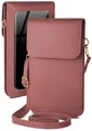 moex Handyhülle moex® CitySling für Telekom T Phone, Handytasche zum Umhängen kleine Handtasche mit Handyfach Touch-Fenster