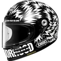 Shoei Glamster06 Neighborhood X, Integralhelm - Schwarz/Weiß - S