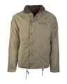 US Navy Deck Jacket N-1 oliv, WKII, Repro, Outdoor, Military    -NEU-