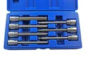 us pro B1499 7pc 3/8" Dr Long Ball End Hex Bit Socket Set 3-10mm Allen Key 7-teiliges 3/8-Zoll-Sechskant-Bit-Steckschlüssel-Set mit langem Kugelkopf, 3-10 mm Inbusschlüssel, blau