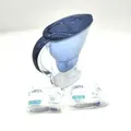 Brita Marella, Pitcher-Wasserfilter, 1,4 l, Blau, Transparent - Blau/Transparent
