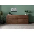Sideboard Sheesham 200x40x80 rot-braun gebeizt TORONTO #170