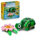 LEGO Creator 3-in-1-Set 31377 Schildkröte mit Seerose, Modellbau ab 7