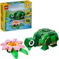 LEGO 31377 Creator 3-in-1 Schildkröte mit Seerose, Konstruktionsspielzeug