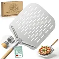 Blumtal Pizzaschieber Pizzaschaufel mit großer Fläche und abnehmbaren Griff, 30,5cm x 30,5cm 34.5 cm