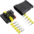 10 x KFZ Kabel Steckverbinder 5-polig/Schnellverbinder; IP67 wasserdicht; für Auto Motorrad Boot