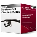 Für Citan Kasten/Bus Typ W415 (Brink) Anhängerkupplung horizontal abnehmbar neu