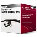 Anhängerkupplung abnehmbar für Nissan NV250 Kasten/Bus 07.2019-jetzt neu