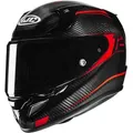 HJC RPHA 12 Carbon Keres Helm, schwarz-rot, Größe XL für Männer