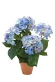 Kunstblume Kunst Hortensie JONE auf Steckstab, blau, 40cm Hortensie, artplants, Höhe 40.0 cm