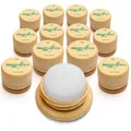 Mentholbox Mentholstein, Menthol Box, Migräne, erfrischende und kühlende Menthol-Macaron, zum Bestreichen von Stirn und Nacken, Menthol Spa Massage, reines Kristall-Menthol (12x6g)