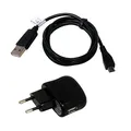 Jay-Tech Tablet PC PA777 2teiliges Zubehörset, USB Kabel, USB Adapter, Micro USB, 2100mA, für alle Geräte mit Micro-USB Anschluss