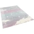Pergamon Kinder Teppich Maui Kids Wolkenhimmel Rosa 80x150cm
