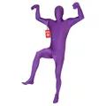 Morphsuits Lilaner Morphsuit für Erwachsene, Ganzkörperanzug Herren Damen, Faschingskostüm - L (163cm-175cm)