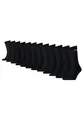 PUMA Herren Damen Crew Sportsocken Unisex 12P (Black, 43-46)