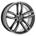 1x ULTRA WHEELS UA6 PRO gunmetal polished 8.0Jx18 5x112 ET45