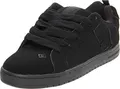 DC Shoes Court Graffik - Leather Shoes for Men - Lederschuhe - Männer - 45 - Schwarz