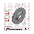 2x Bremsscheibe ZIMMERMANN 400.5527.70 passend für MERCEDES-BENZ