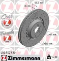 2x ZIMMERMANN 400.5527.70 Bremsscheibe für MERCEDES-BENZ