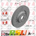 2x Zimmermann Bremsscheibe FORMULA Z 400.5527.70 Höhe 64 mm Lochkreis 112 mm