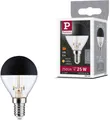 Paulmann LED-Leuchtmittel LED Tropfen Kopfspiegel 250lm E14 2700K 2,5W 230V schwarz matt, E14, 1 St., Warmweiß