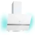 Klarstein Clara 60 Dunstabzugshaube Glas 509 m³/h Touch Ambiente-Licht Weiß