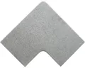 FLAIRSTONE Poolumrandung Phönix grau Eckstück innen + außen gerundet 60 cm x 35/
