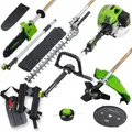 BullPower MF-5206 Multitool 5in1 Heckenschere Motorsäge Motorsense Benzin Rasentrimmer Freischneider Astsäge Hochentaster Oberklasse inklusive 90...