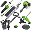 BullPower MF-5206 Multitool 5in1 Heckenschere Motorsäge Motorsense Benzin Rasentrimmer Freischneider Astsäge Hochentaster inkl. 90cm Verlängerung