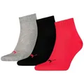 PUMA Socken Quarter bunt 39/42 EU