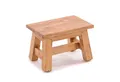 DESIGN DELIGHTS Hocker FUSSHOCKER Monte, 30x21cm(BxH), kleiner Holzhocker aus Altholz, 08 h