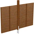 Skanholz Carport-Rückwand Rhombus, BxH:291x160 cm