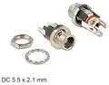 DELOCK 89910 - Steckverbinder, DC, Buchse zum Einbau