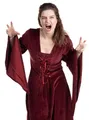 Bordeauxrotes Vampirkleid - Ob Vampirlady oder Königin - auf jeden Fall
