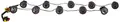 HELLA 2PT 177 696-701 LED-Tagfahrleuchtensatz - LEDayFlex - 12/24V - rund - Einbau - Lichtscheibenfarbe: glasklar - Kabel: 120mm - Fahrzeugfront - Satz